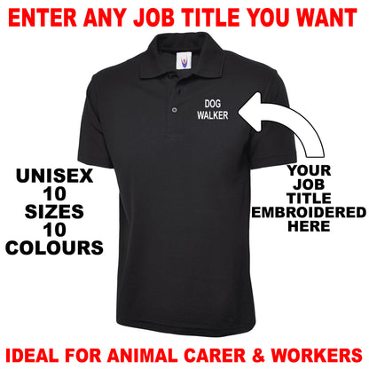 Personalised Job Title Polo Shirts