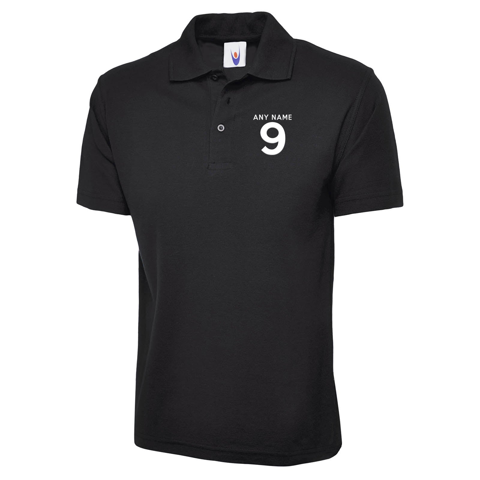 Personalised Polo Shirt Embroidered with any Name & Number