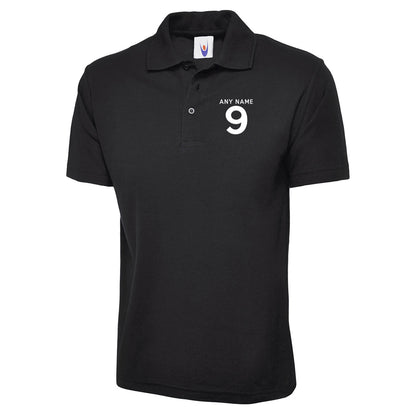 Personalised Polo Shirt Embroidered with any Name & Number