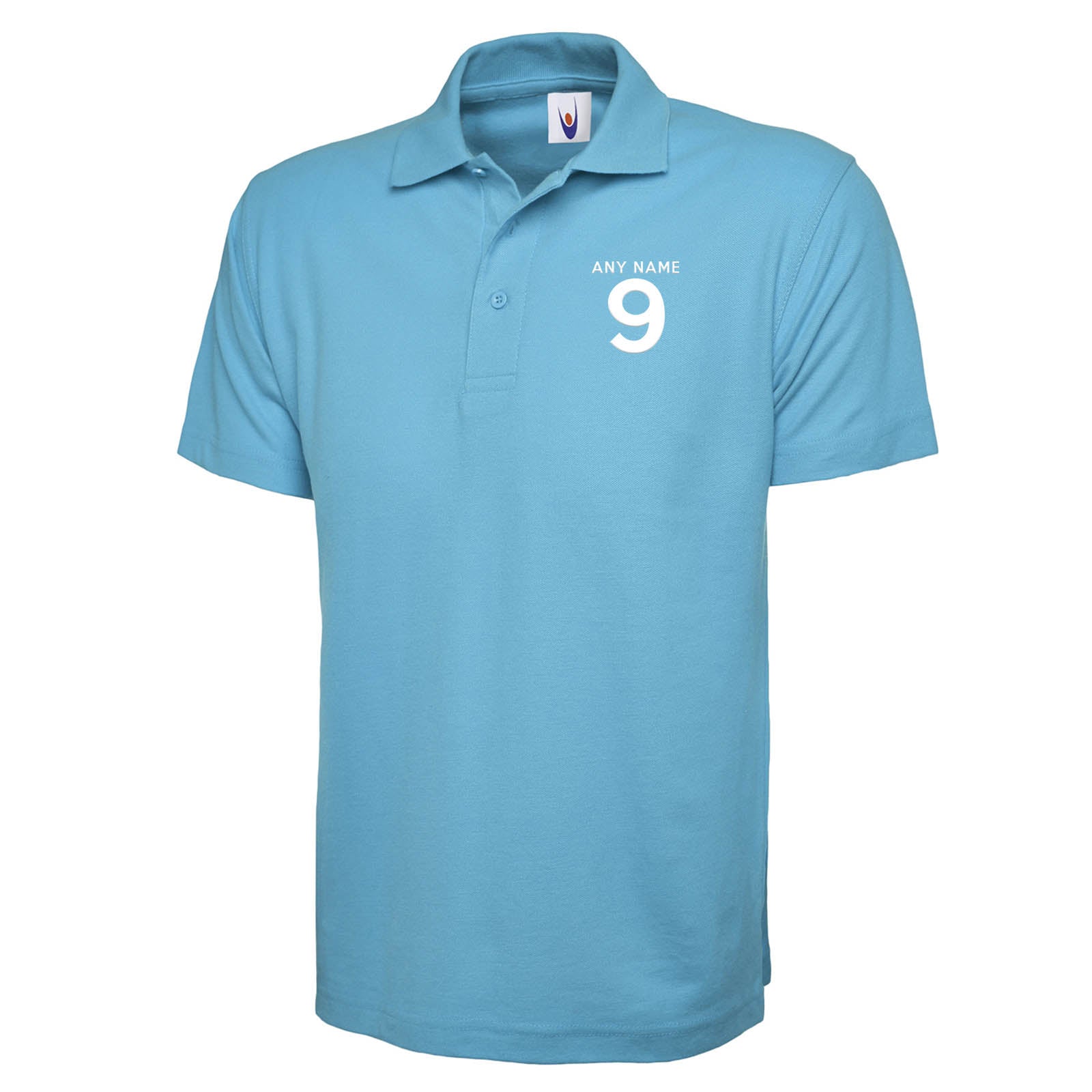 Personalised Polo Shirt Embroidered with any Name & Number