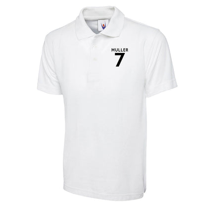Personalised Polo Shirt Embroidered with any Name & Number