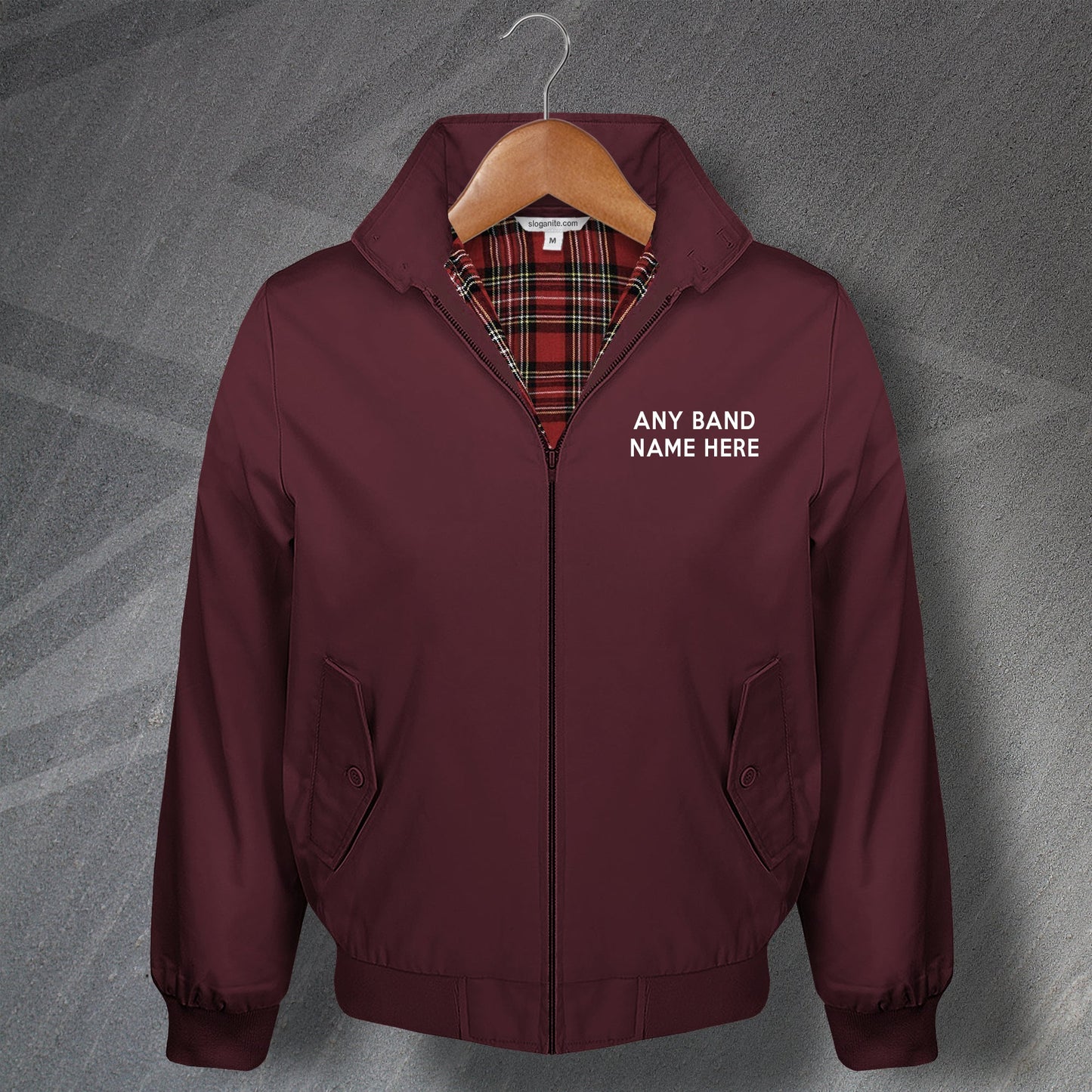Harrington Jacket Embroidered with any Band Name