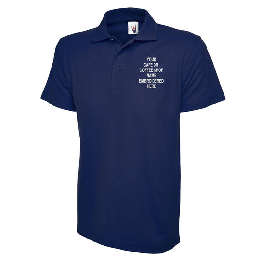 Personalised Cafe Polo Shirts UK