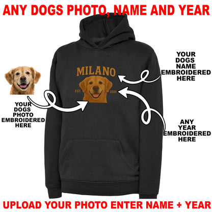 Custom Embroidered Dog Hoodie
