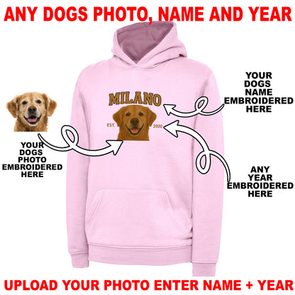 Custom Embroidered Dog Hoodie