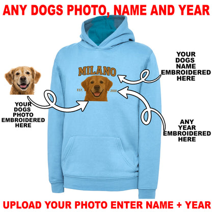 Custom Embroidered Dog Hoodie