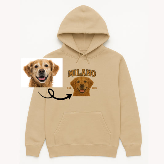 Custom Embroidered Dog Hoodie