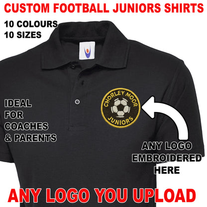 Personalised Football Junior Polo Shirts