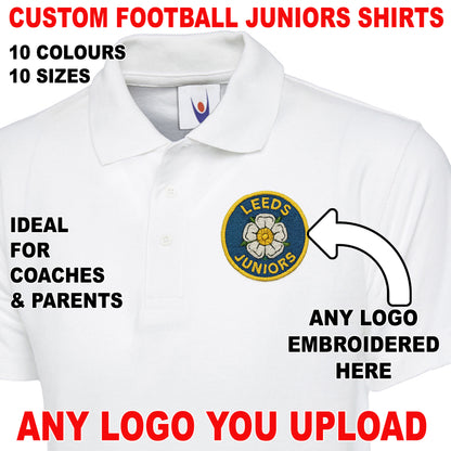 Personalised Football Junior Polo Shirts