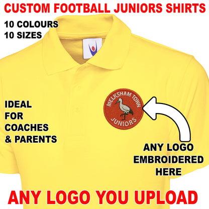 Personalised Football Junior Polo Shirts
