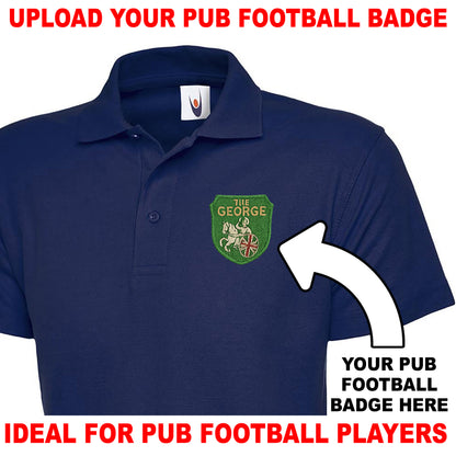 Personalised Pub Football Polo Shirt