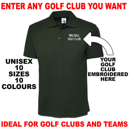 Personalised Golf Club Polo Shirt