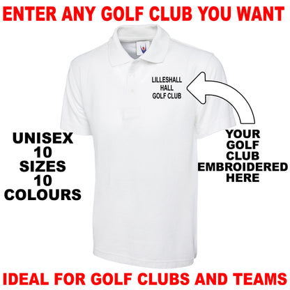Personalised Golf Club Polo Shirt