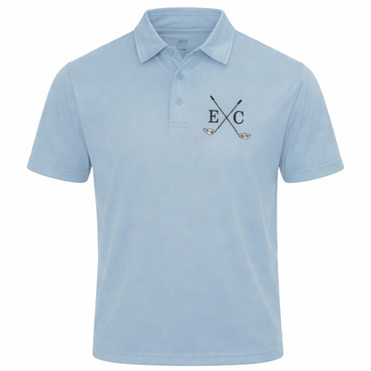 Personalised Golf Polo Shirt with Embroidered Initials Golfwear Gift for Golfer