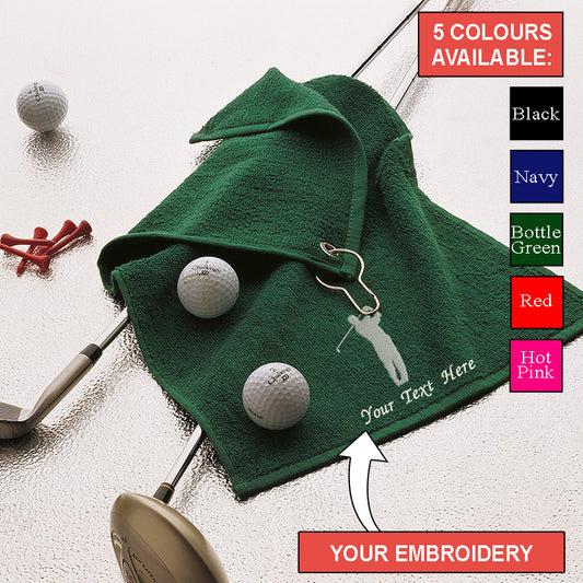 Personalised Embroidered Golf Towel