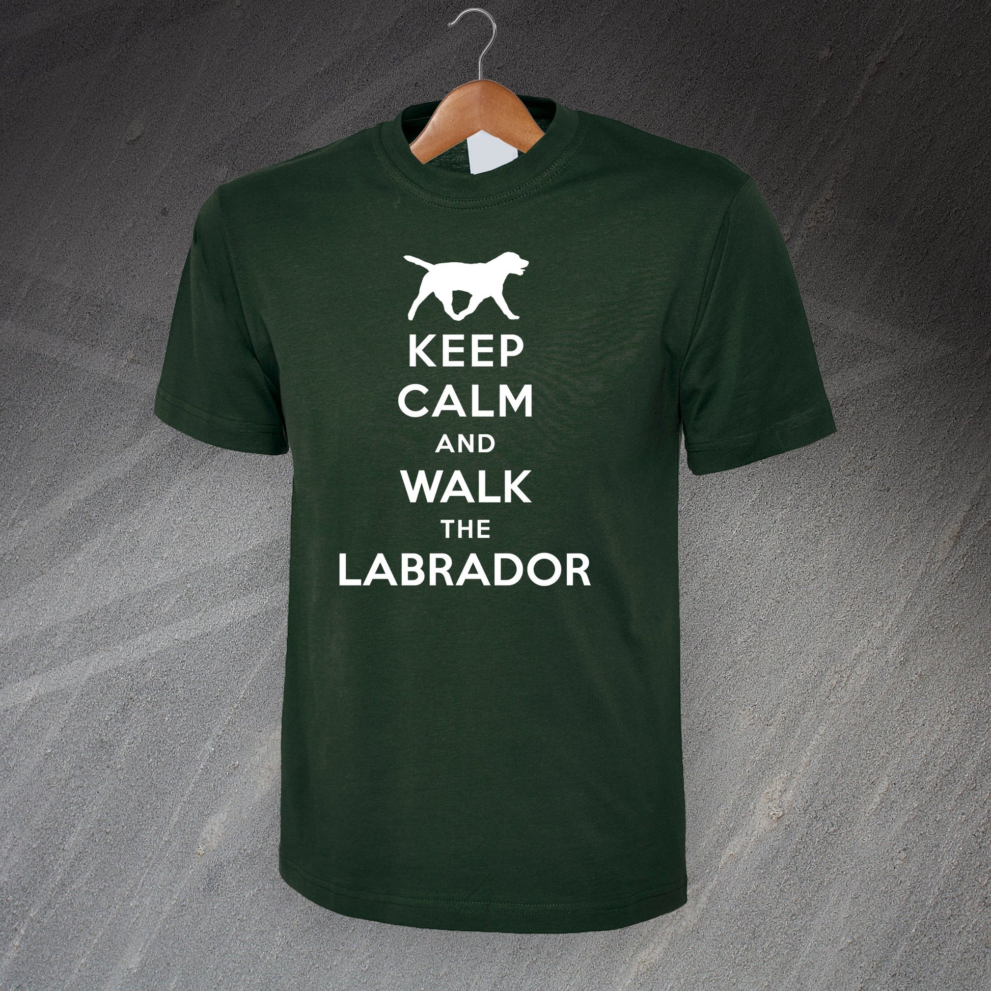 Personalised Keep Calm and Walk The Dog T-Shirt