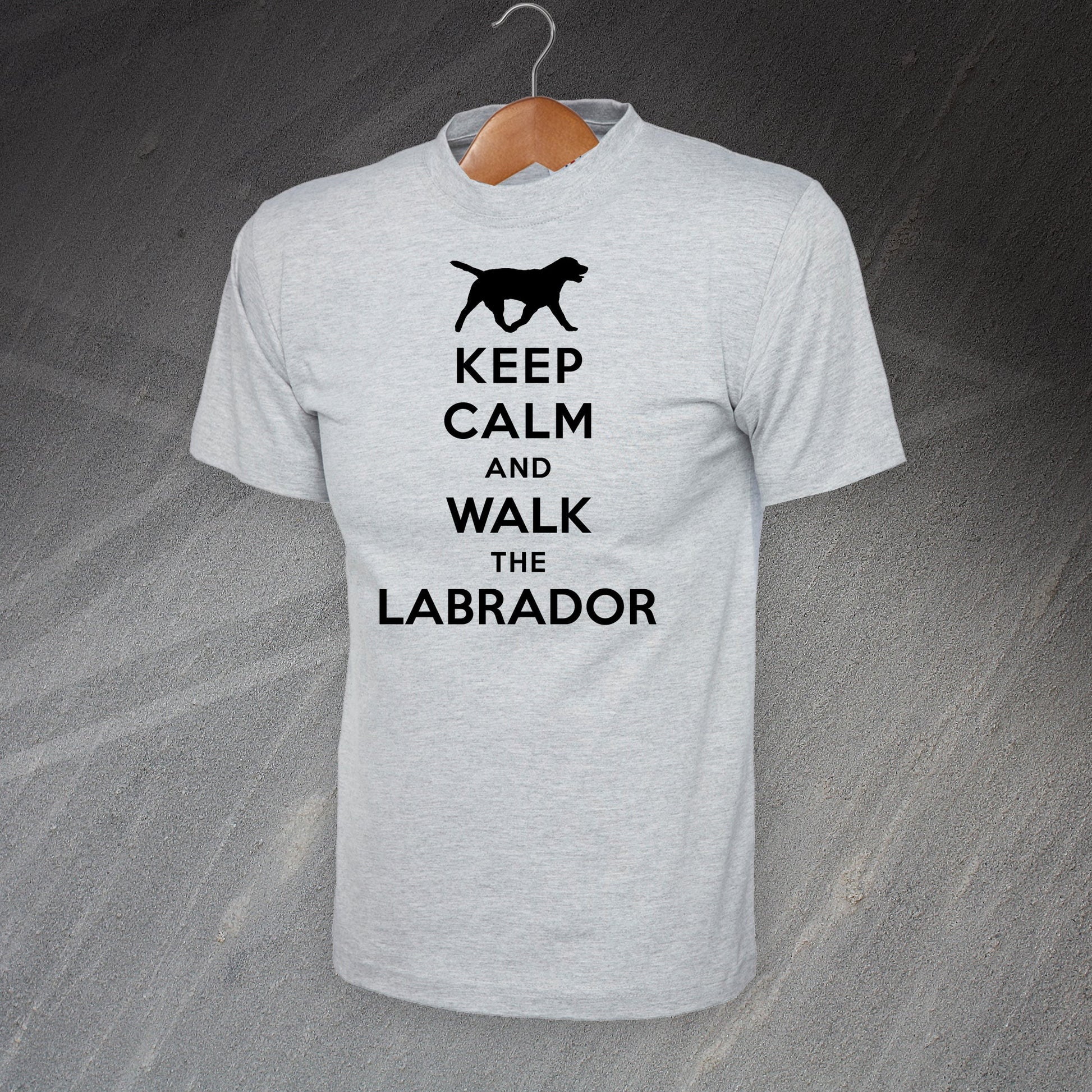 Personalised Keep Calm and Walk The Dog T-Shirt