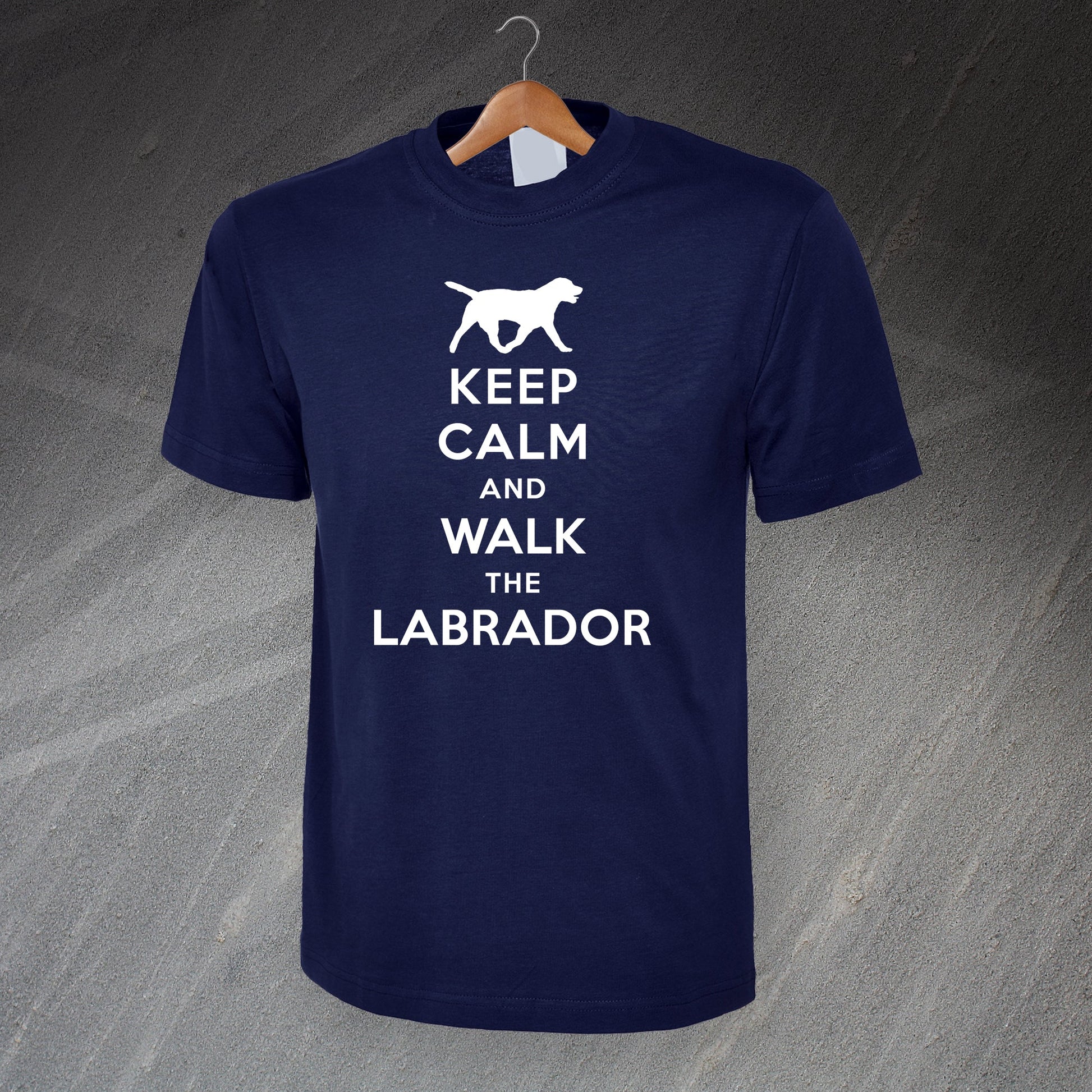 Personalised Keep Calm and Walk The Dog T-Shirt