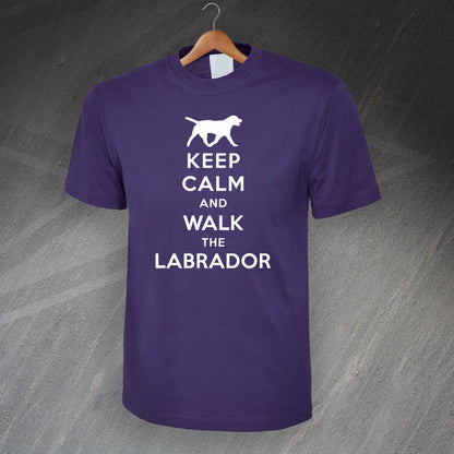 Personalised Keep Calm and Walk The Dog T-Shirt