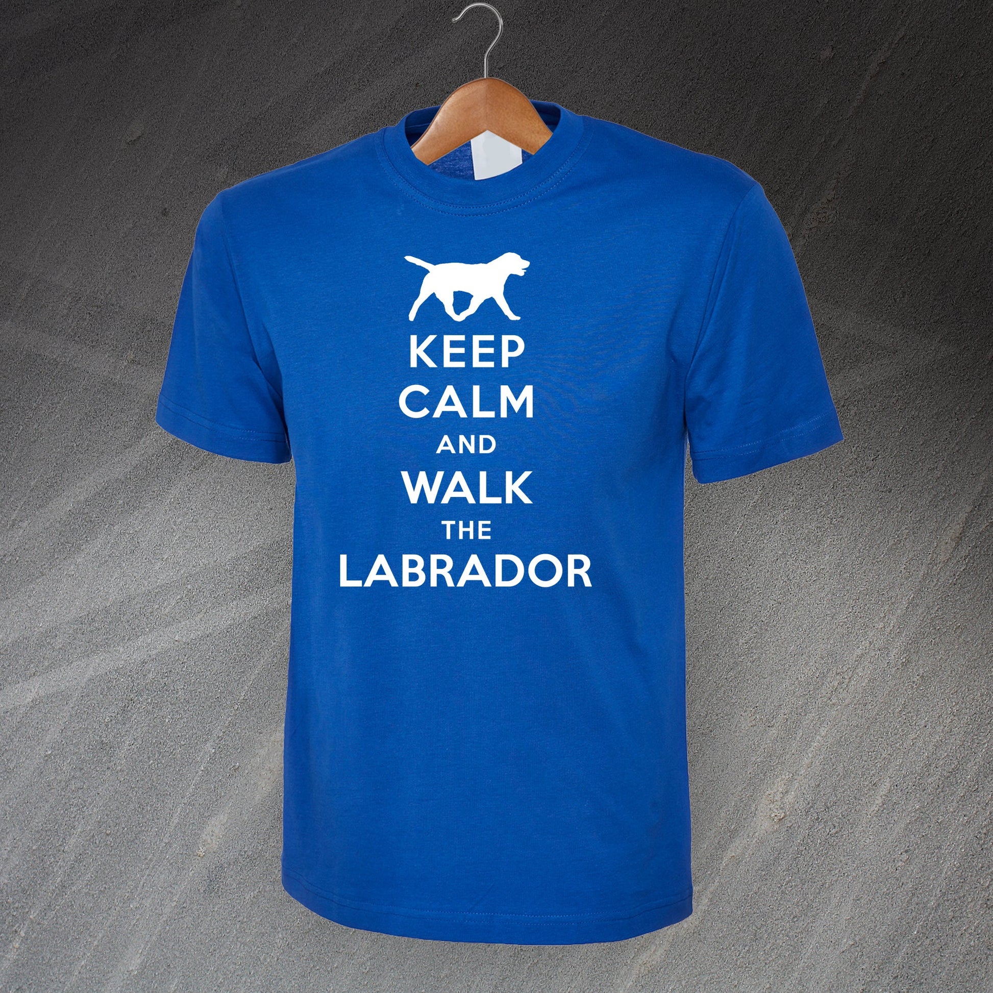 Personalised Keep Calm and Walk The Dog T-Shirt
