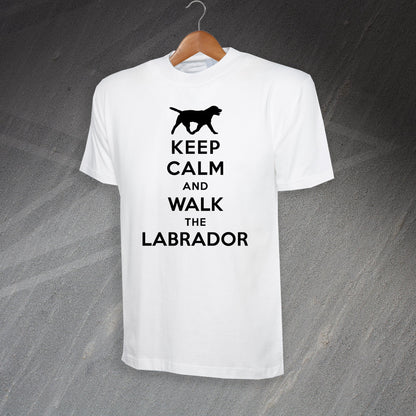 Personalised Keep Calm and Walk The Dog T-Shirt
