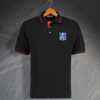Retro Peterhead Embroidered Contrast Polo Shirt