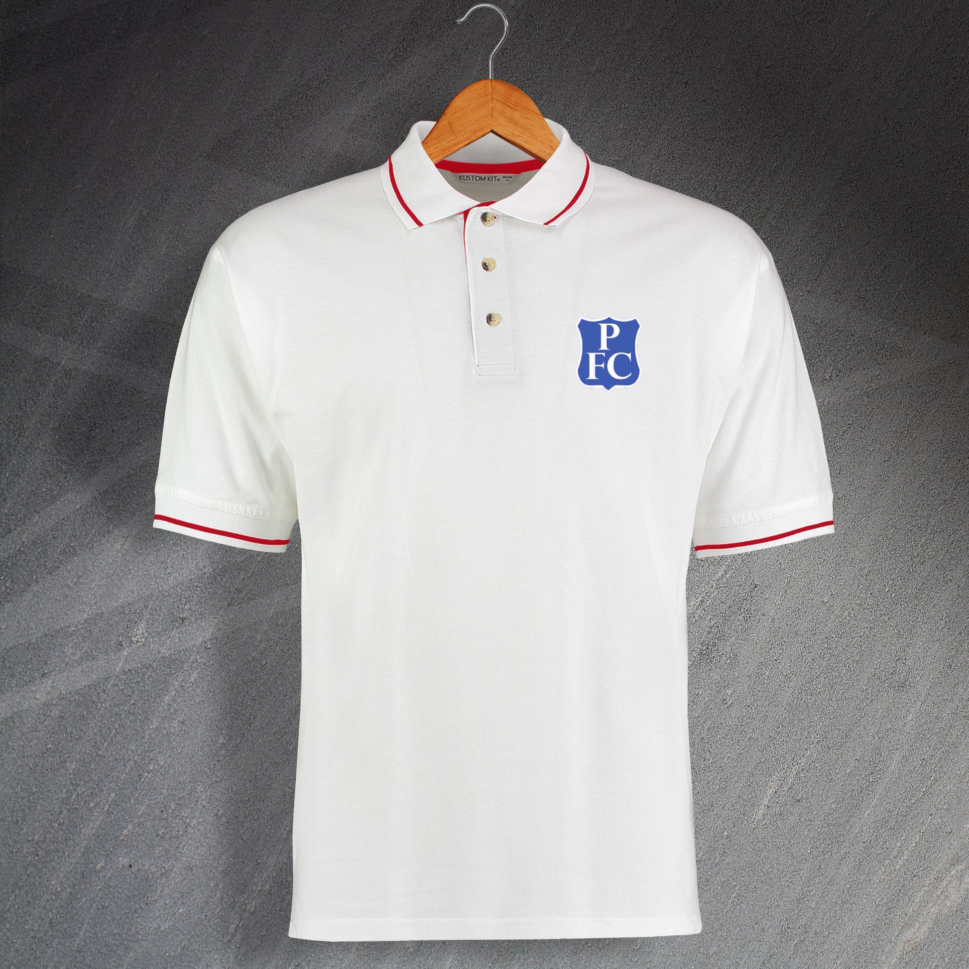 Retro Peterhead Embroidered Contrast Polo Shirt