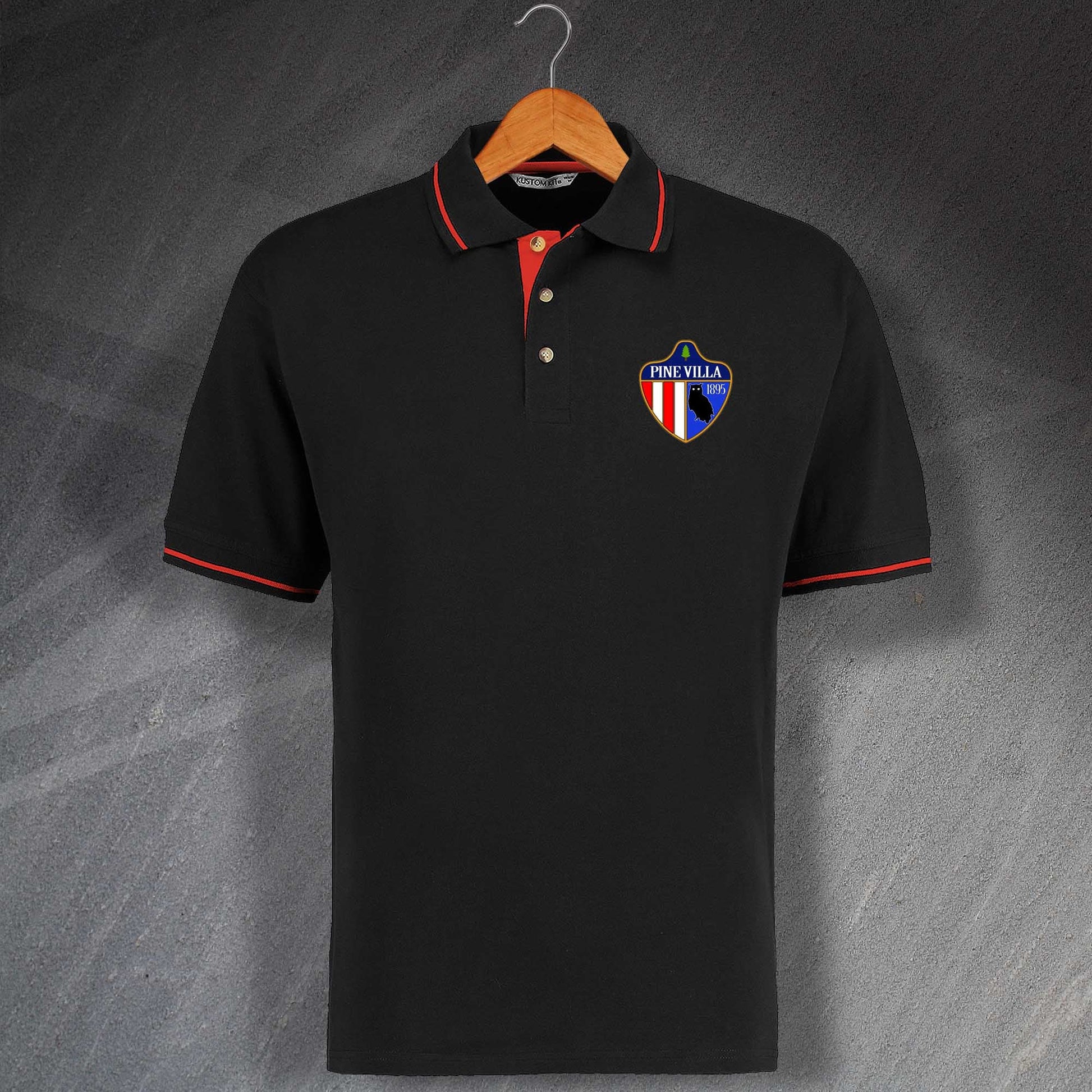 Pine Villa Football Polo Shirt