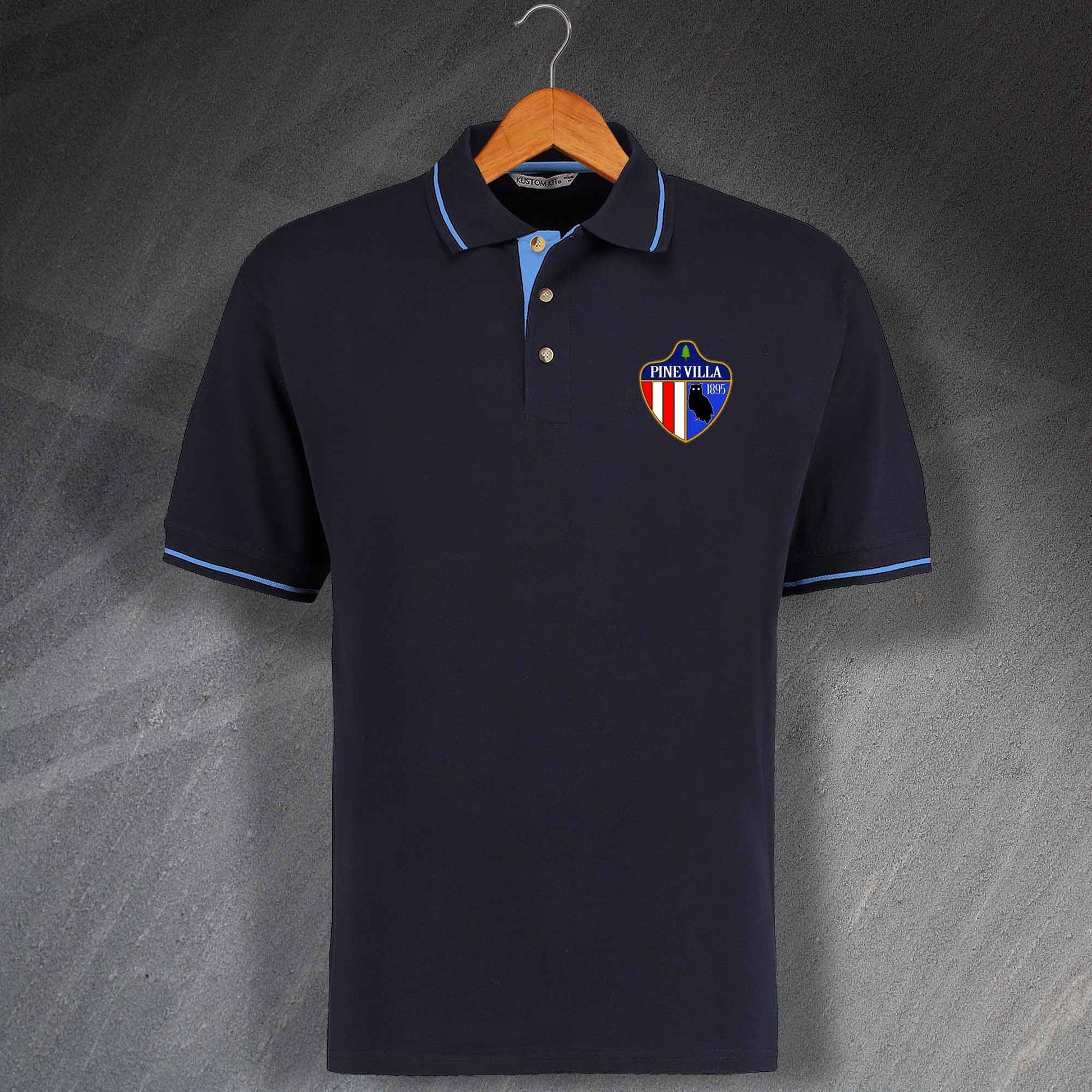 Pine Villa Football Polo Shirt