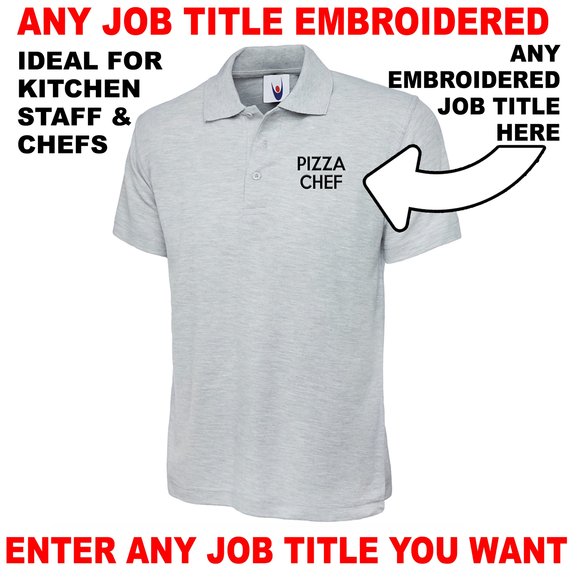 Custom Kitchen Staff Polo Shirt