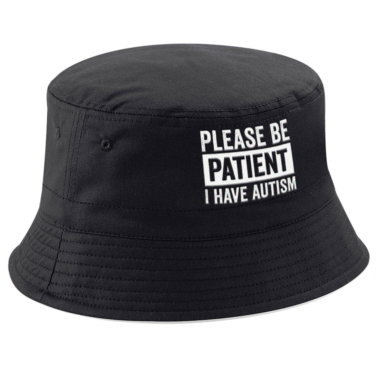 Please Be Patient I Have Autism Bucket Hat