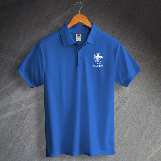 Embroidered Plumber Polo Shirt