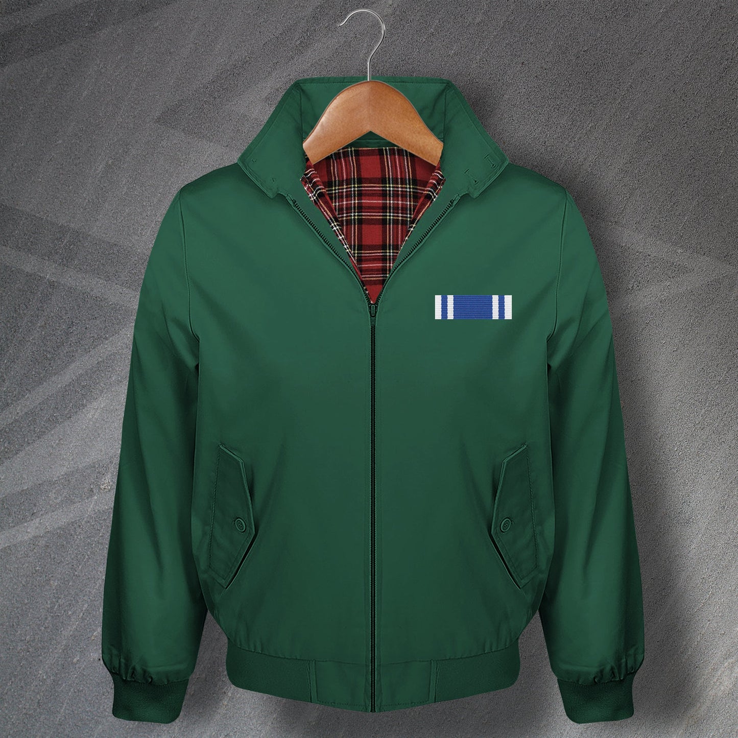 Police Long Service Medal Bar Harrington Jacket