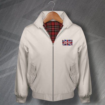 Pompey Coloured Union Jack Embroidered Harrington Jacket