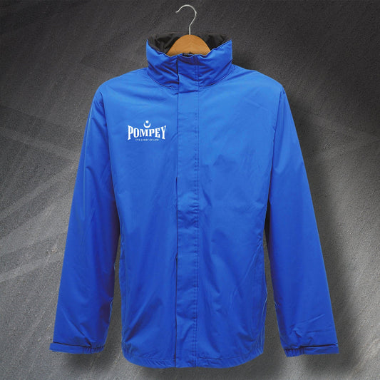 Pompey It's a Way of Life Embroidered Waterproof Jacket