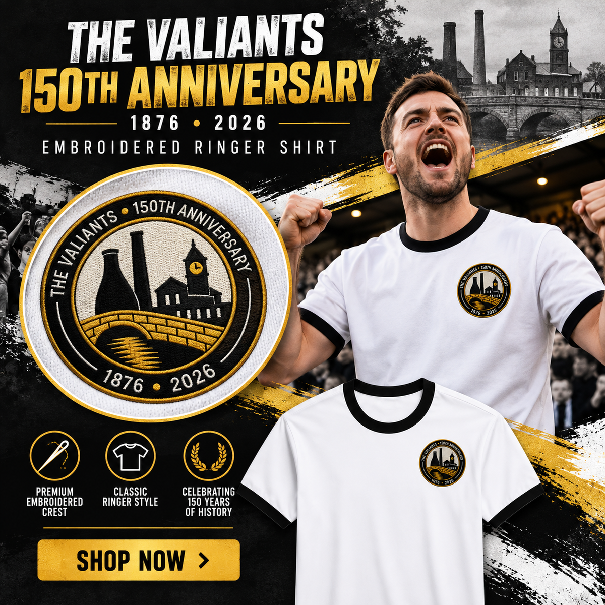 Port Vale 150th Anniversary Football Shirt