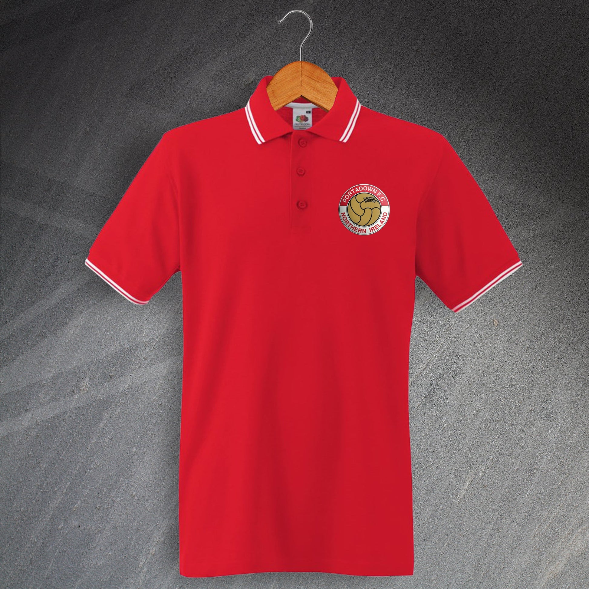 Portadown Football Polo Shirt