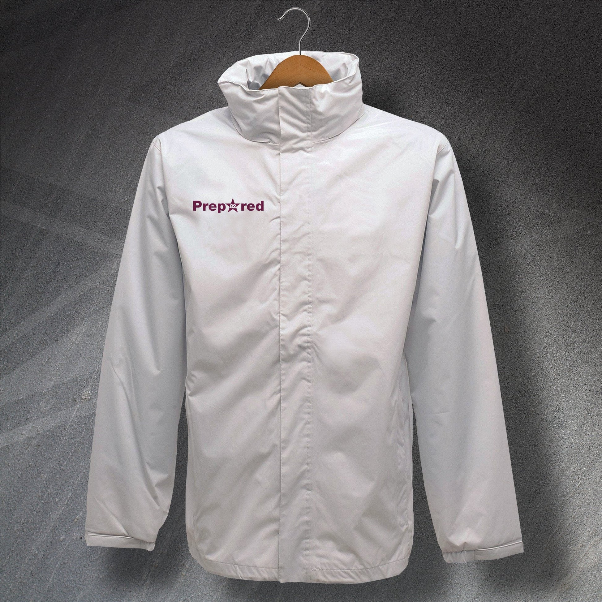 Prepared Embroidered Waterproof Jacket