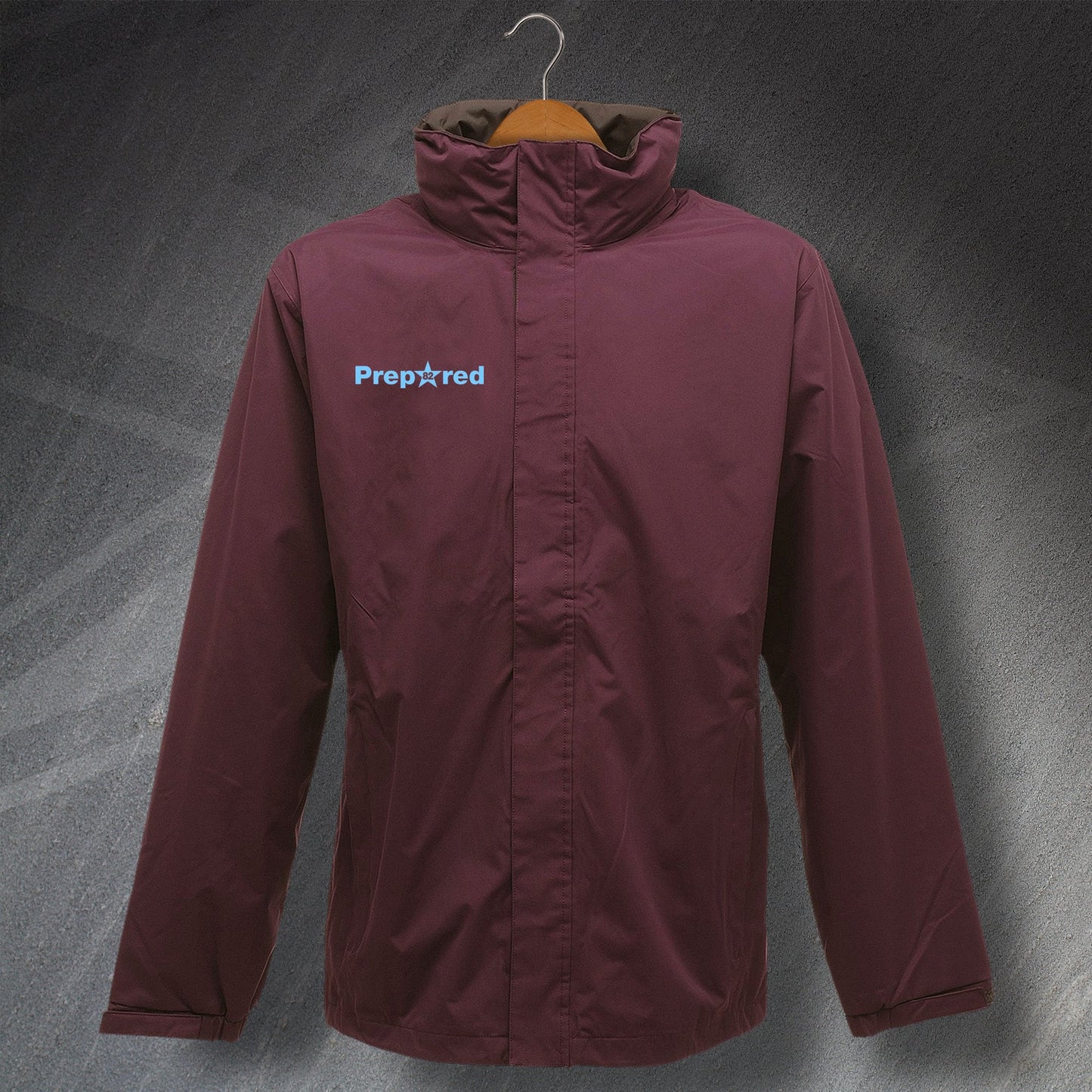Prepared Embroidered Waterproof Jacket