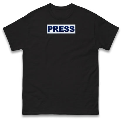 PRESS Palestine T Shirt Inspired by Journalist Motaz Azaiza