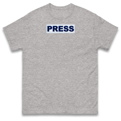 PRESS Palestine T Shirt Inspired by Journalist Motaz Azaiza