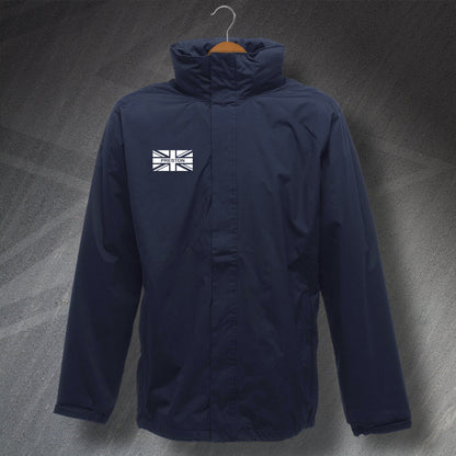 Preston Waterproof Jacket with Embroidered Union Jack Flag