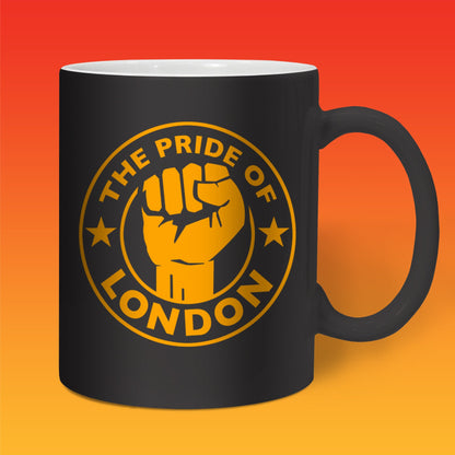 The Pride of London Mug Black Gold