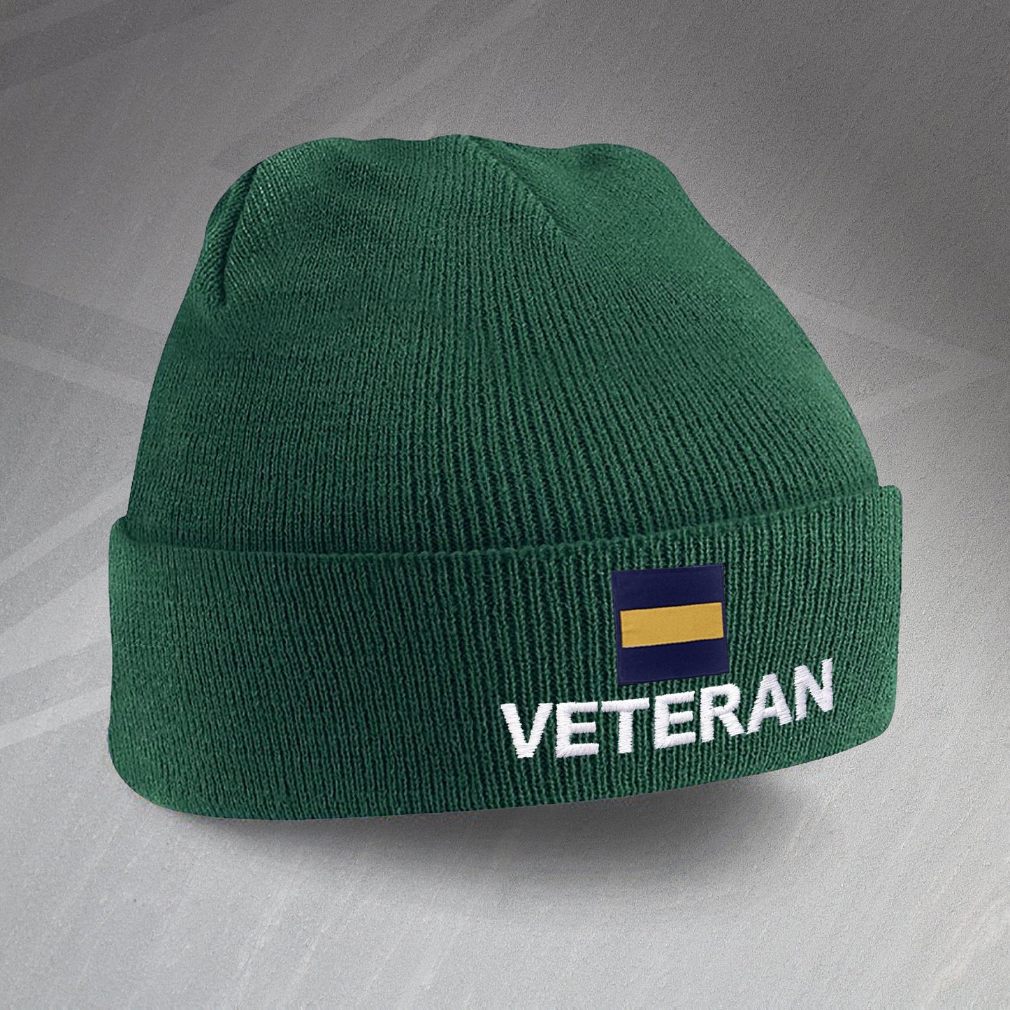 Princess of Wales's Royal Regiment Veteran Embroidered Beanie Hat