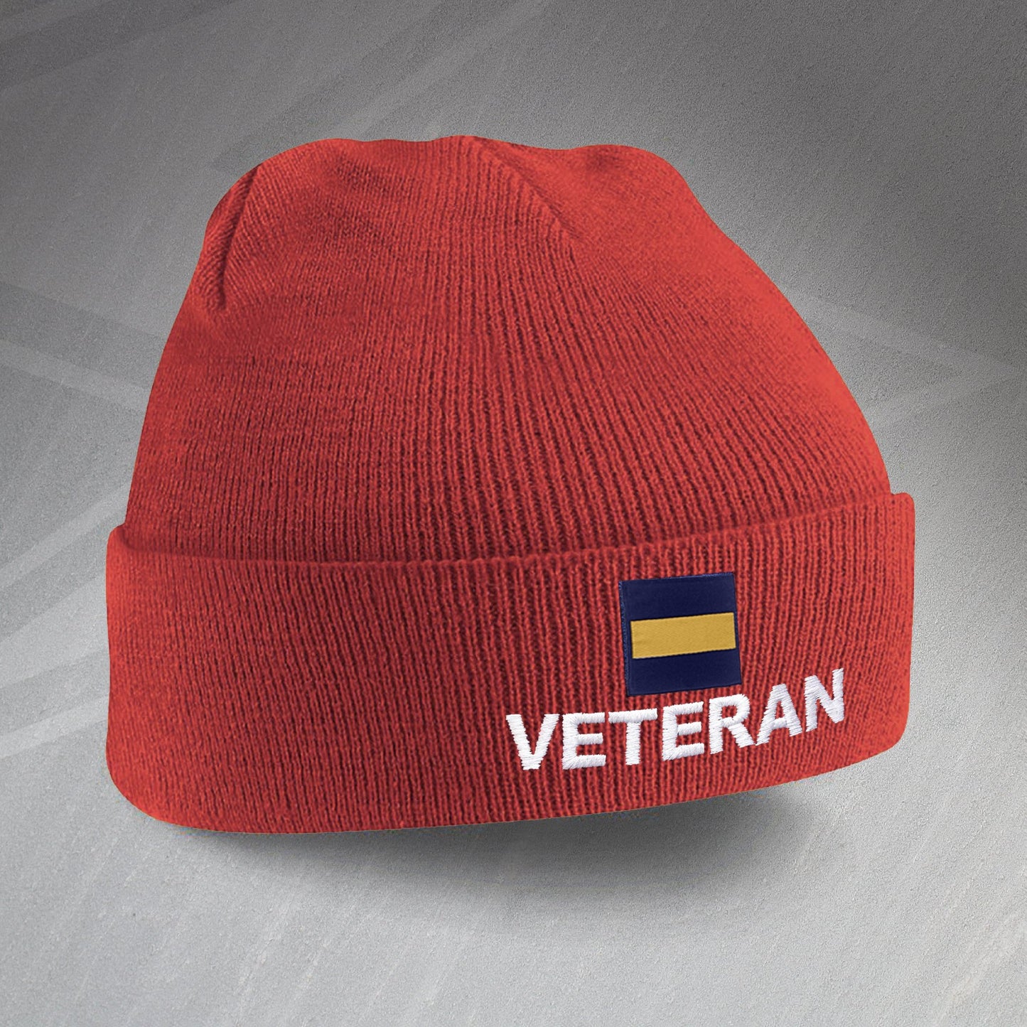 Princess of Wales's Royal Regiment Veteran Embroidered Beanie Hat