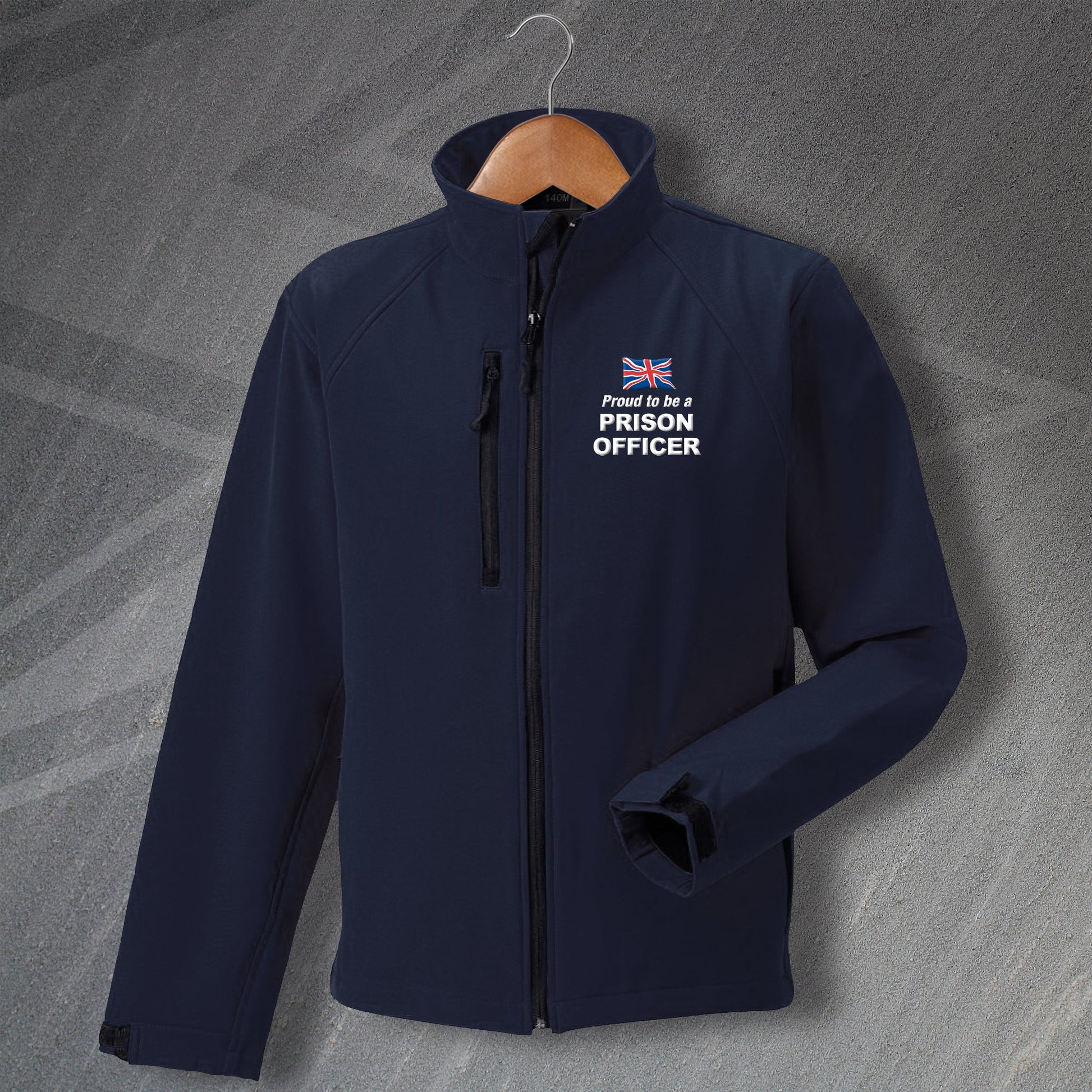 Proud to Be a Prison Officer Softshell Jacket