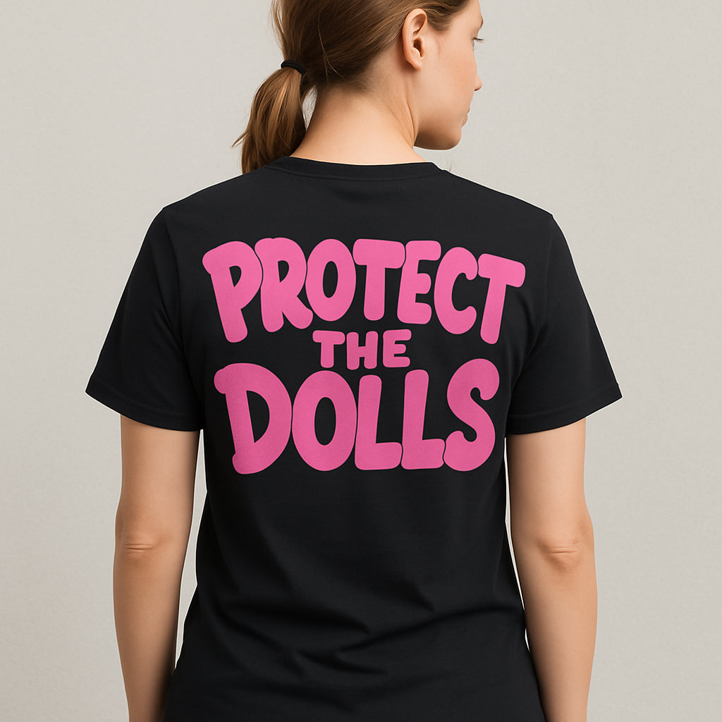 Protect The Dolls T Shirt Black