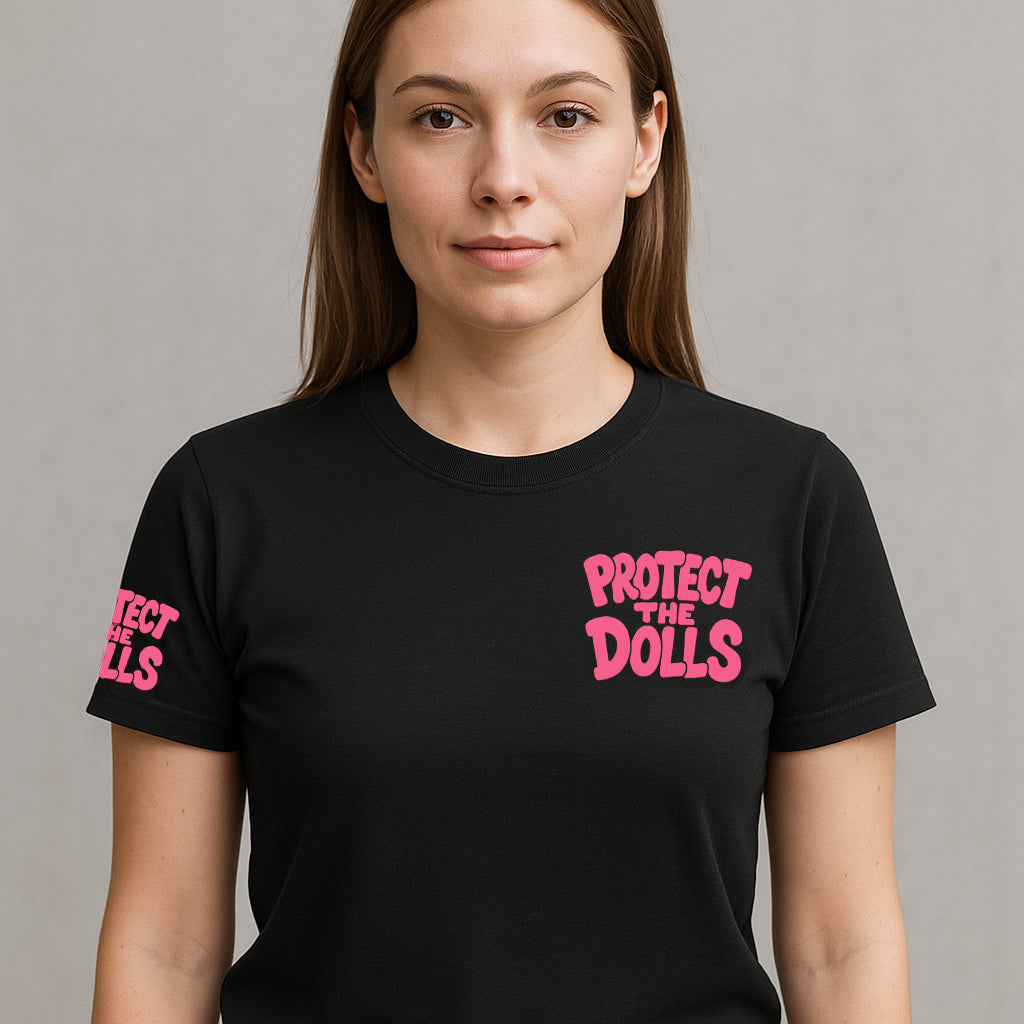 Protect The Dolls T Shirt Black