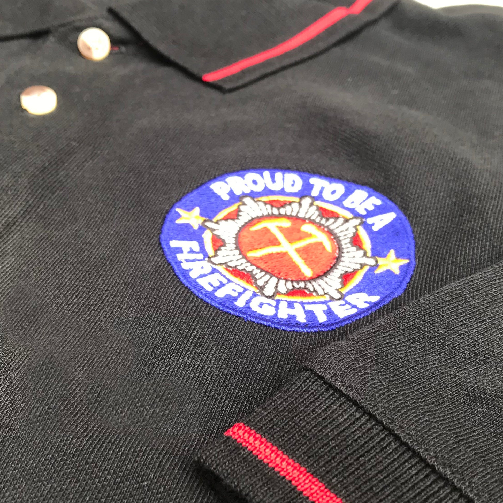 Firefighter Embroidered Polo Shirt