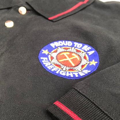 Firefighter Embroidered Polo Shirt